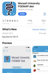 Aplikacja FODMAP Monash