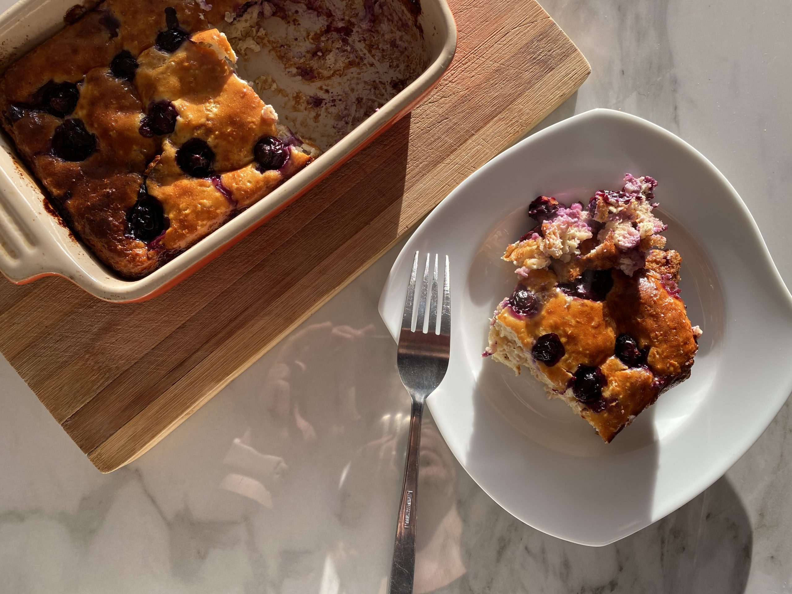 Low FODMAP Pieczona Owsianka z Owocami