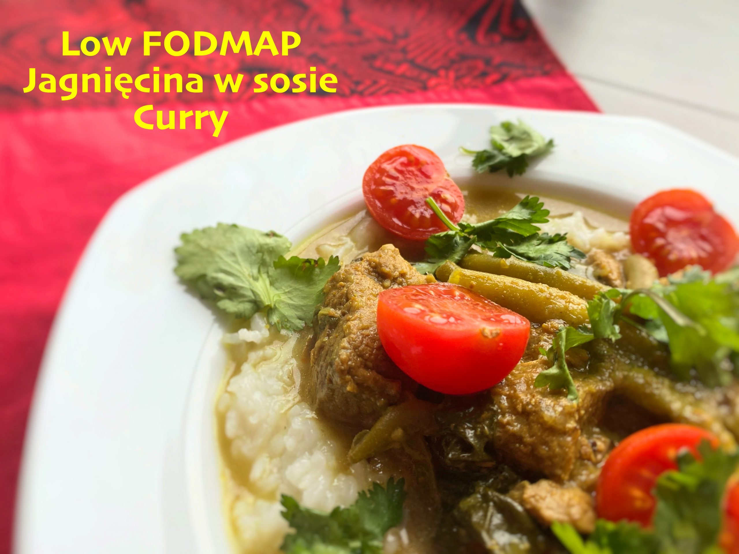 Jagnięcina w sosie Curry tekst